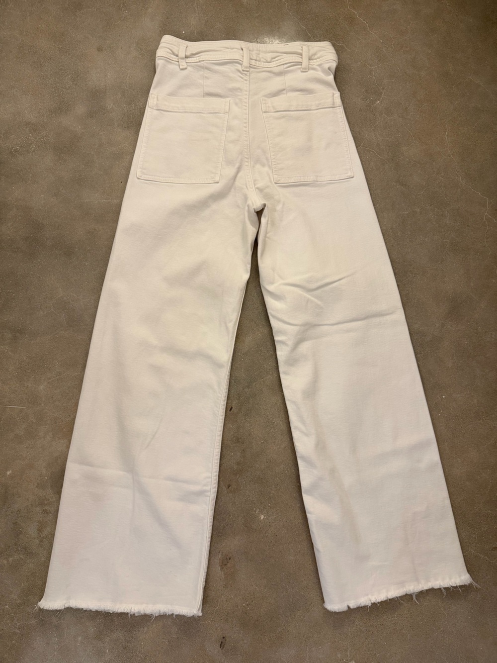 Zara The Marine Straight White Jeans - Picture 4 of 10